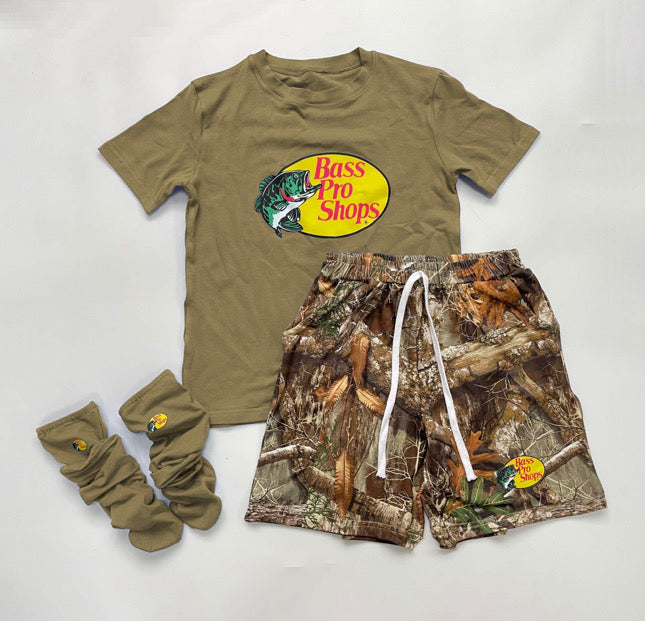 Bass Pro Short Set w/ Socks